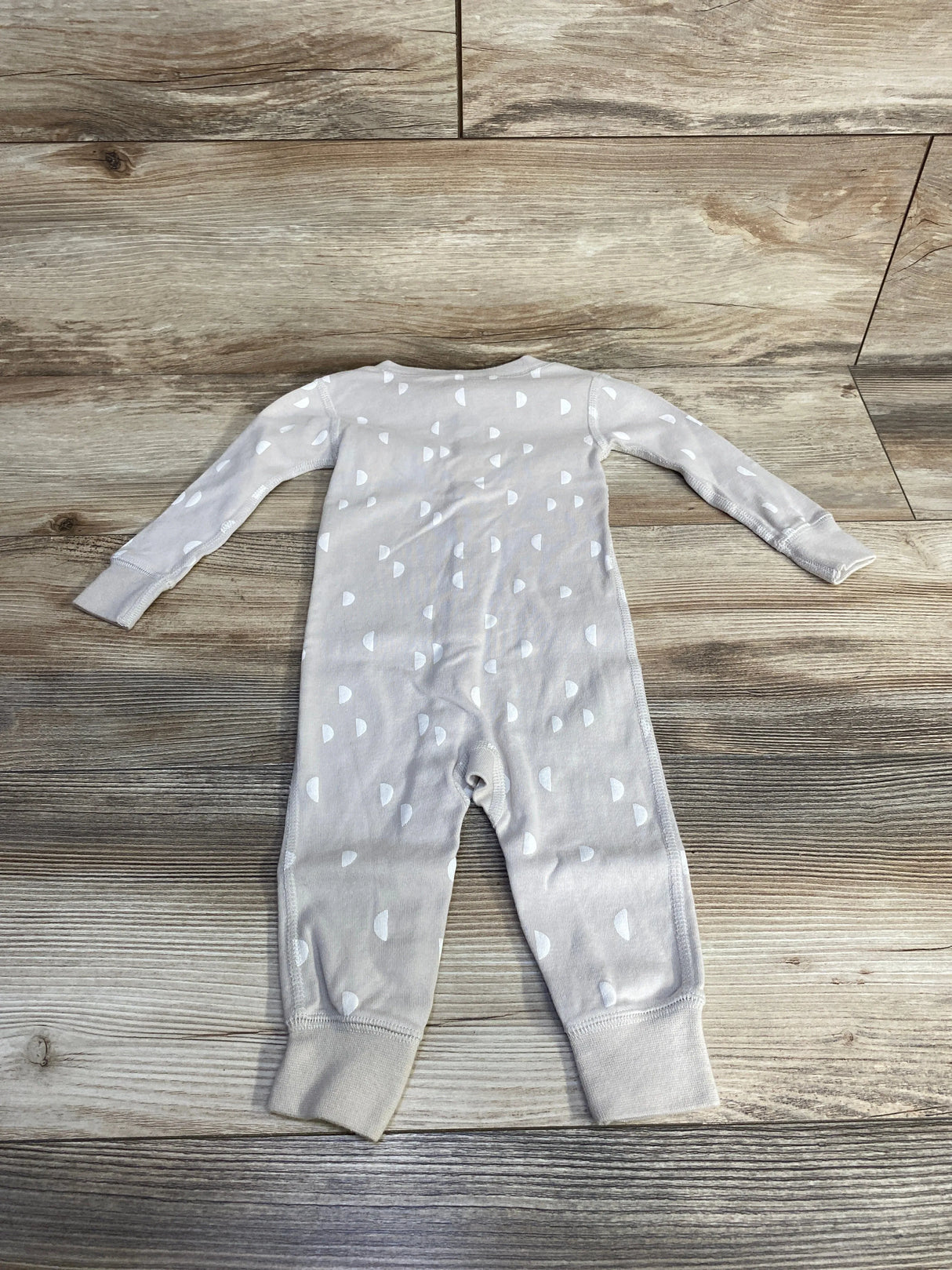 Easy-Peasy Footless Organic Sleeper Grey sz 12m - Me n Mommy To Be