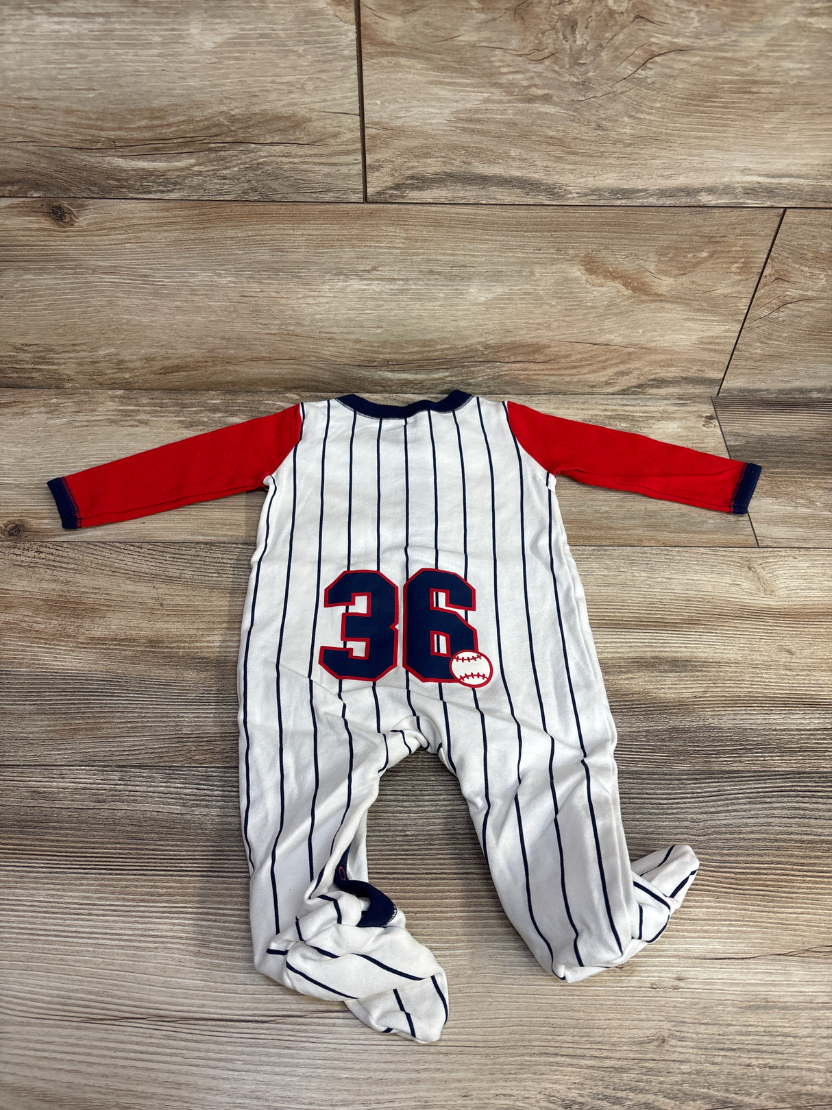 Carter's Going Going Gone Coverall Red sz 6m