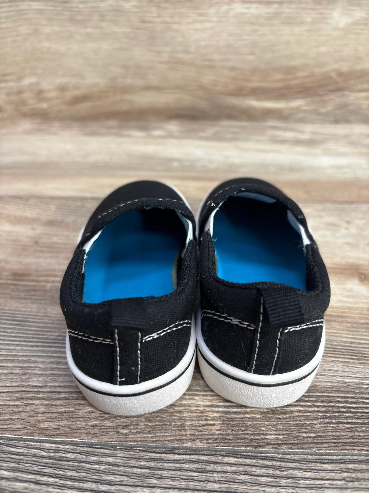 Wonder Nation Canvas Slip-On Black sz 5c