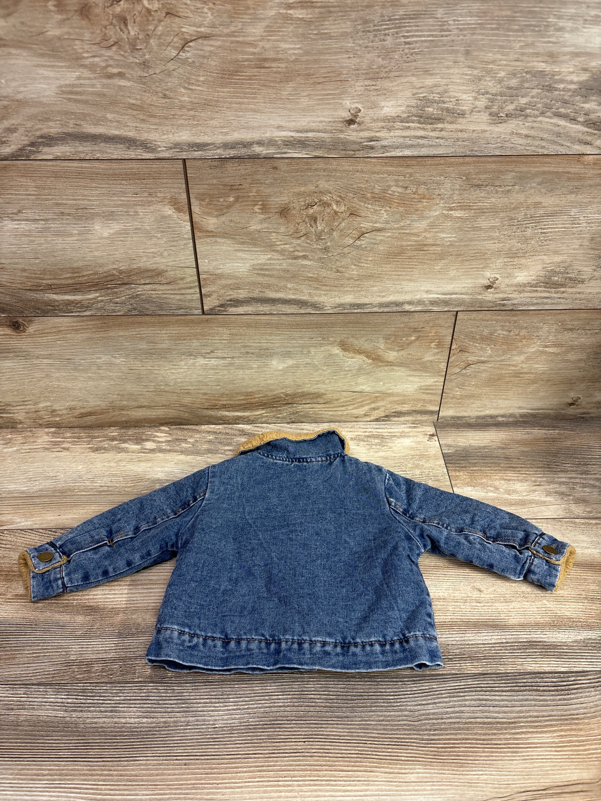 Shein Sherpa Lined Denim Jacket Blue sz 6-9m