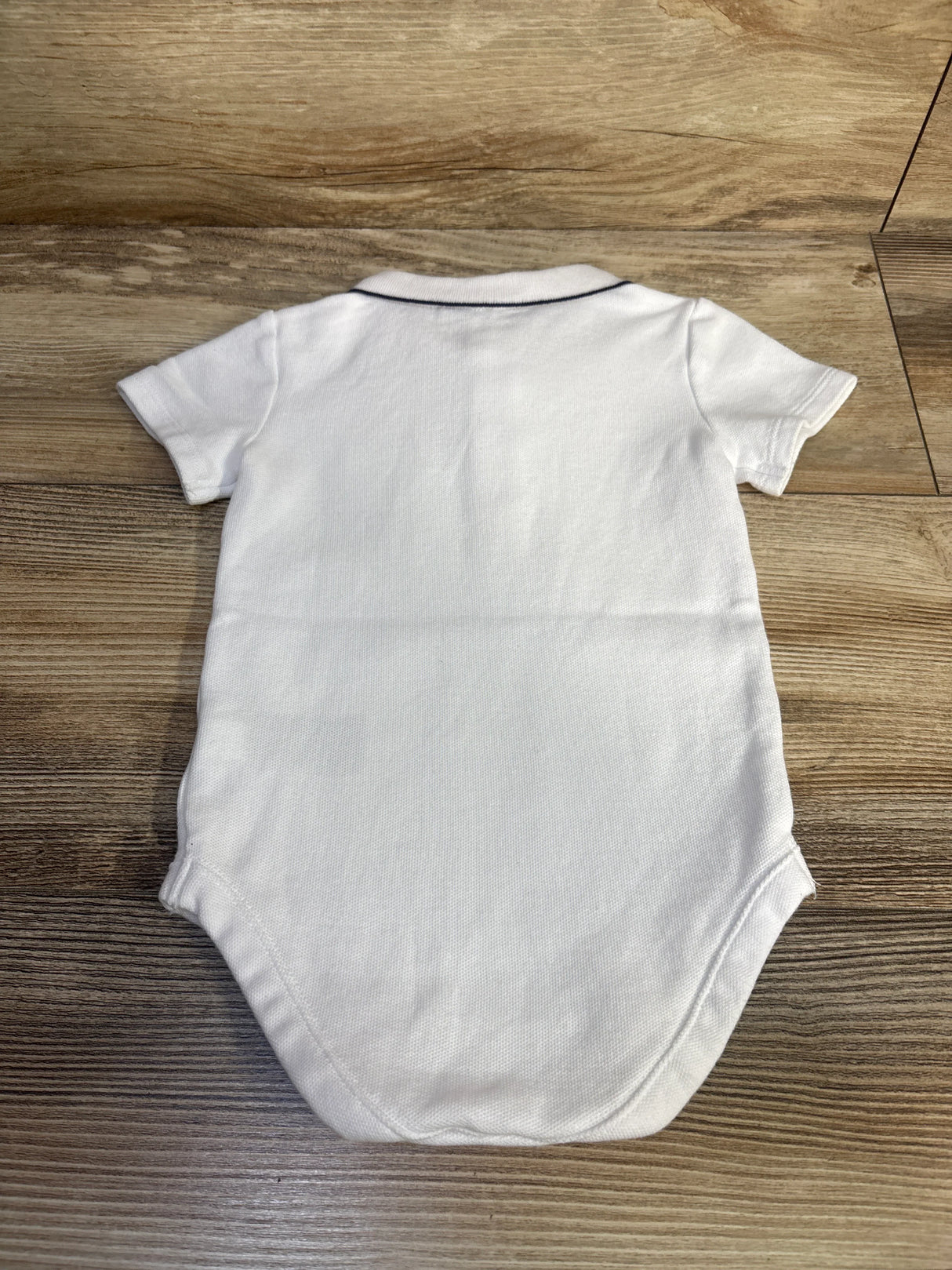 Janie & Jack Polo Bodysuit White sz 12-18m