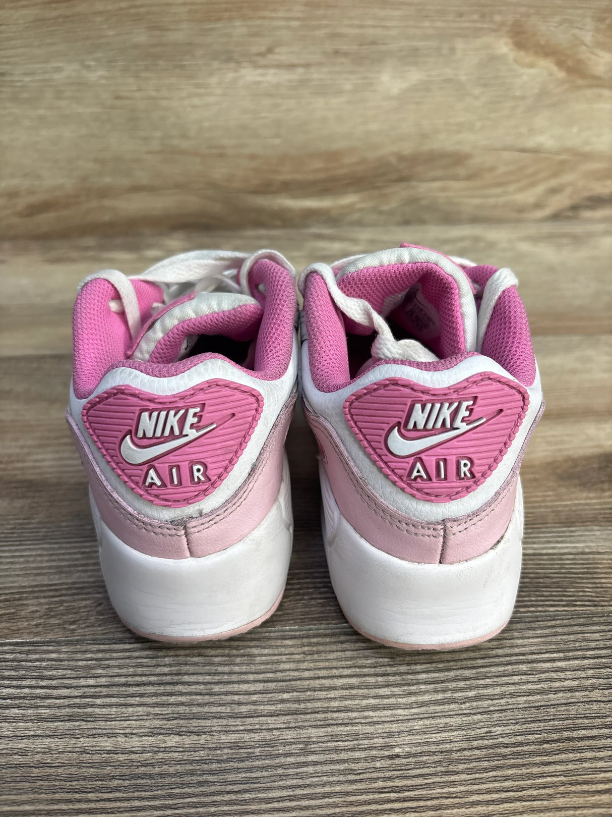 Nike Air Max 90 PS 'White Pink Foam' sz 1Y - Me n Mommy To Be
