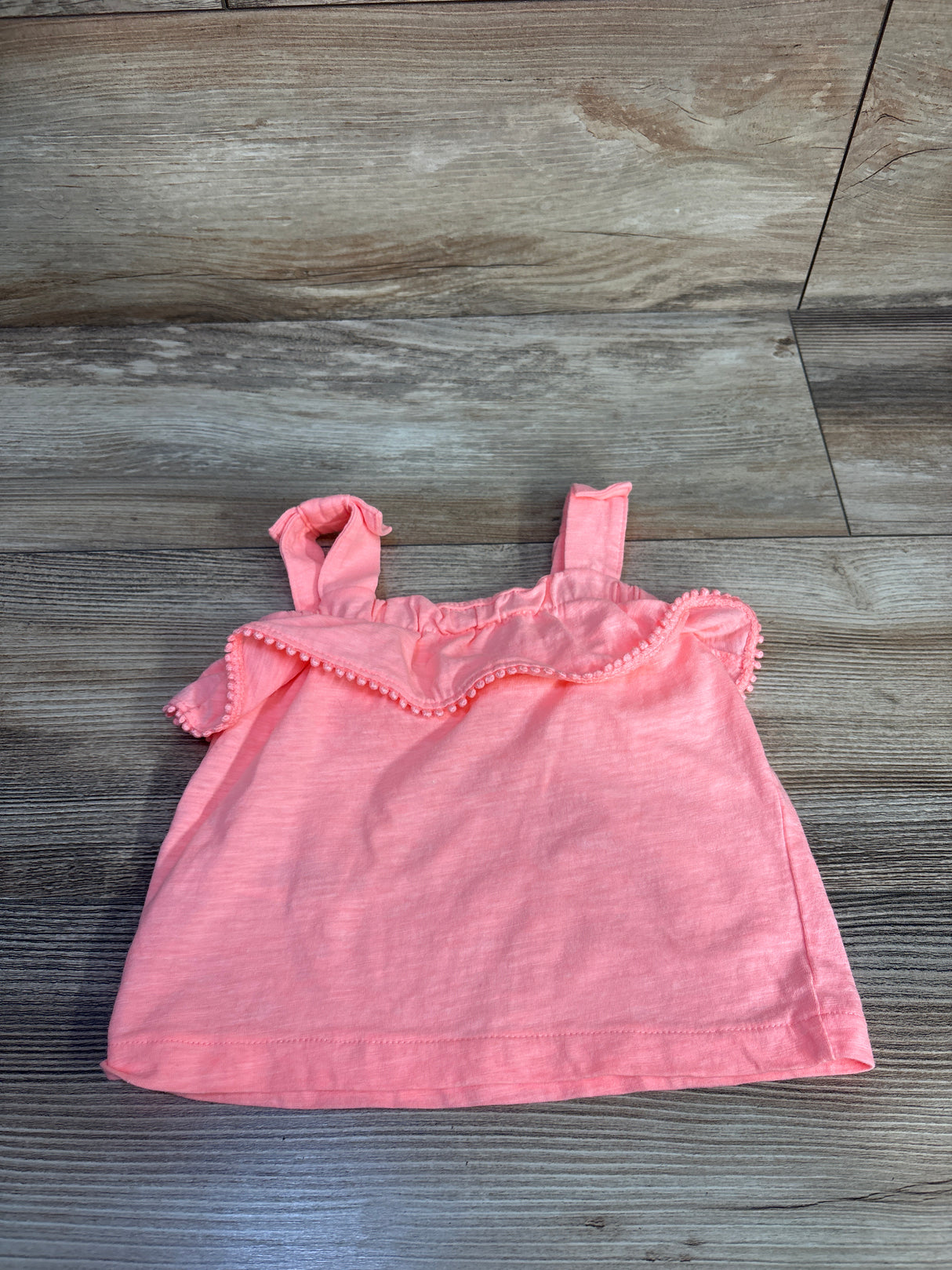 Carter's Ruffle Tank Top Pink sz 6m