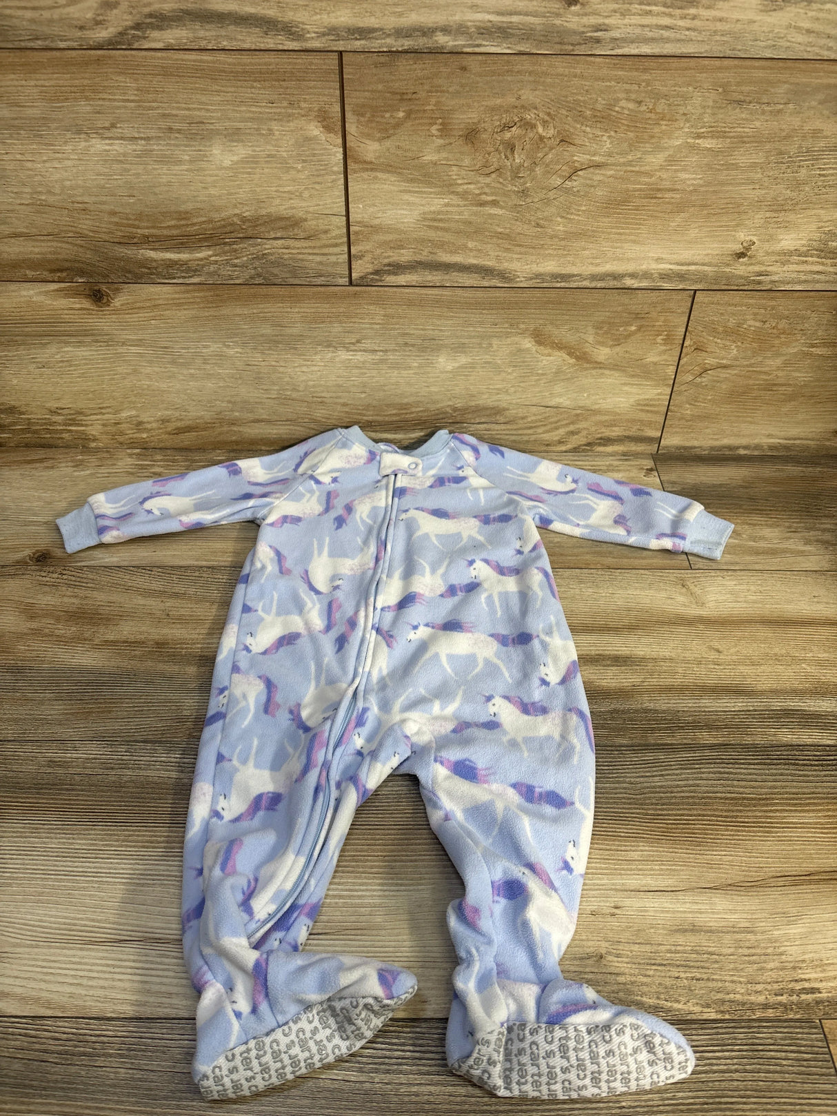 Child of Mine Unicorn Blanket Sleeper Lilac sz 12m