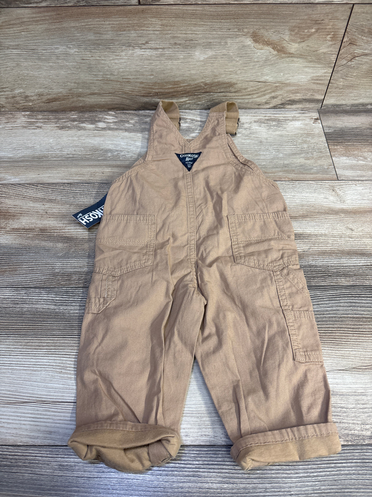 NEW OshKosh Overalls Tan sz 12m