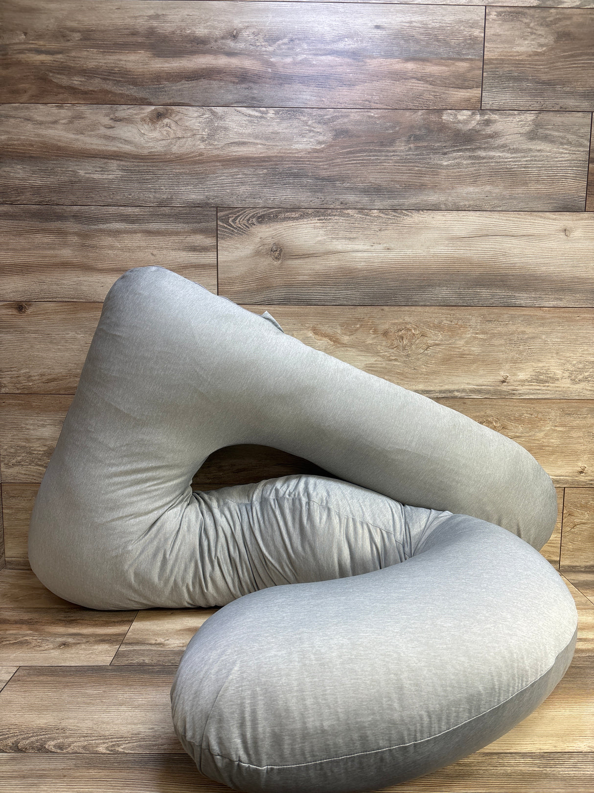 Momcozy U Shaped Pregnancy Body Pillow, Grey