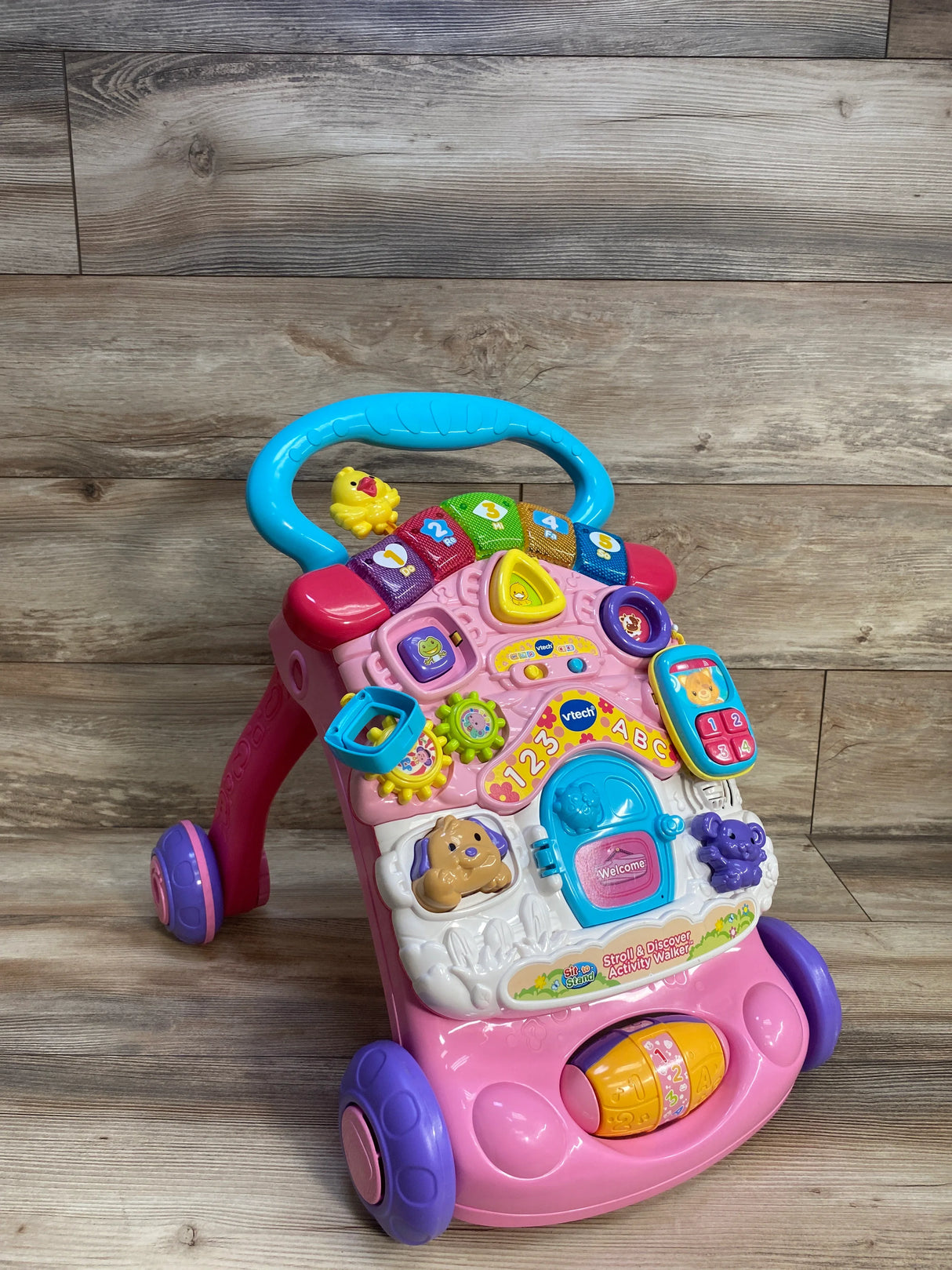 VTech Stroll & Discover Activity Walker - Pink