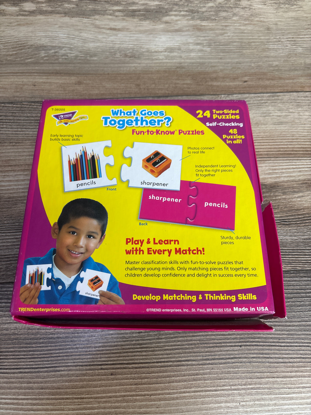 Fun-to-Know Puzzles What Goes Together? - 48pc