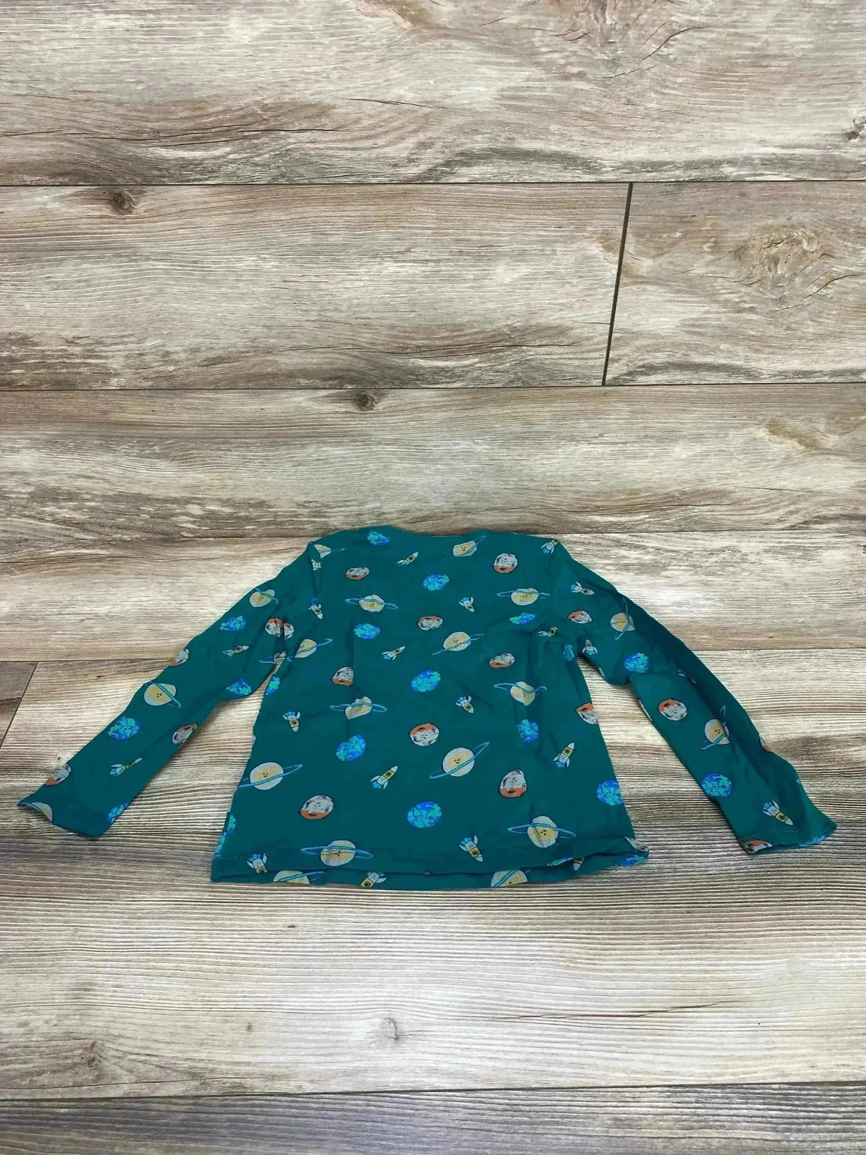 NEW Old Navy Planet Print Shirt Green sz 5T - Me n Mommy To Be