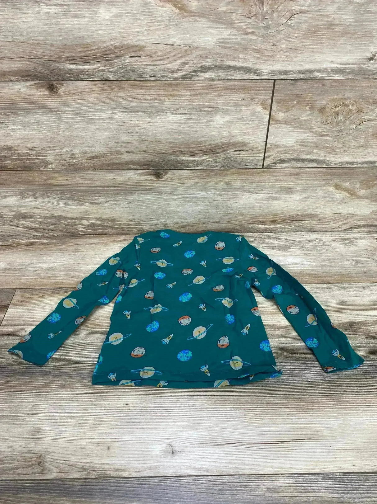 NEW Old Navy Planet Print Shirt Green sz 5T - Me n Mommy To Be