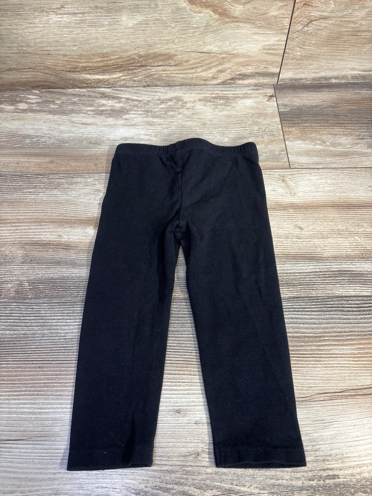 Children's Place Smiley Face Leggings Black sz 18-24m