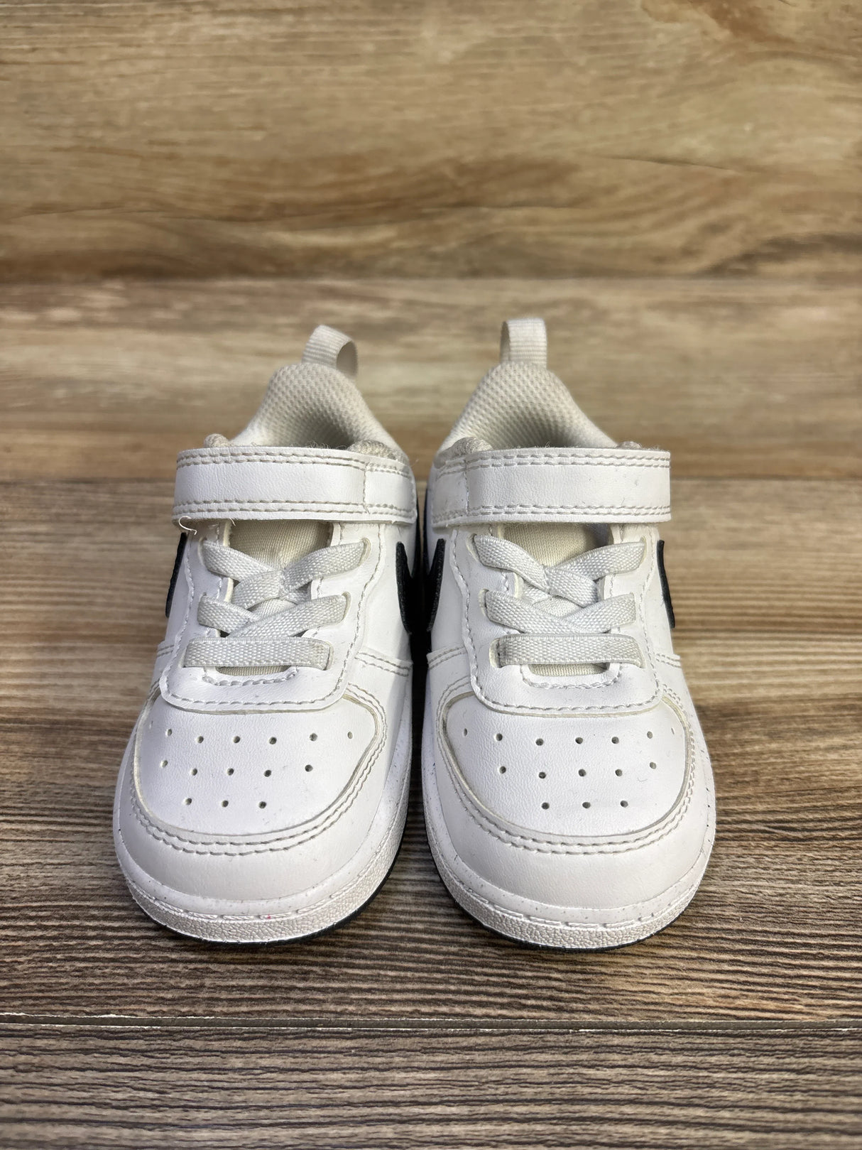 Nike Court Borough Low Recraft 'White Black' Sneakers sz 5c