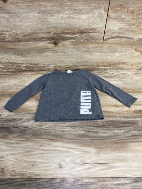 Puma Logo Shirt Grey sz 24m - Me n Mommy To Be