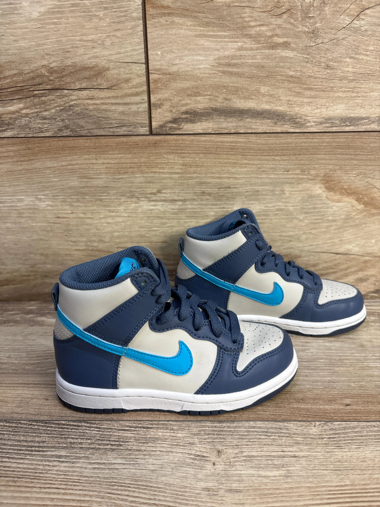 Dunk High PS 'Light Bone Diffused Blue' Sneakers sz 10.5c - Me n Mommy To Be