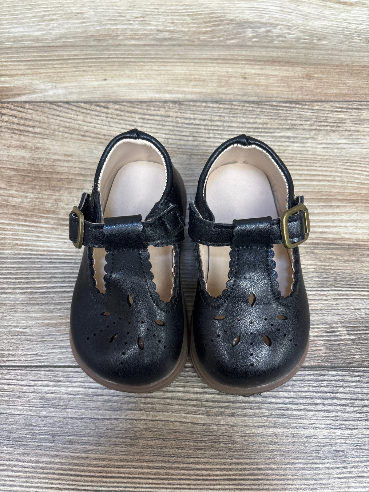 Kamemir T-Strap Mary Jane Dress Shoes Black sz 5c