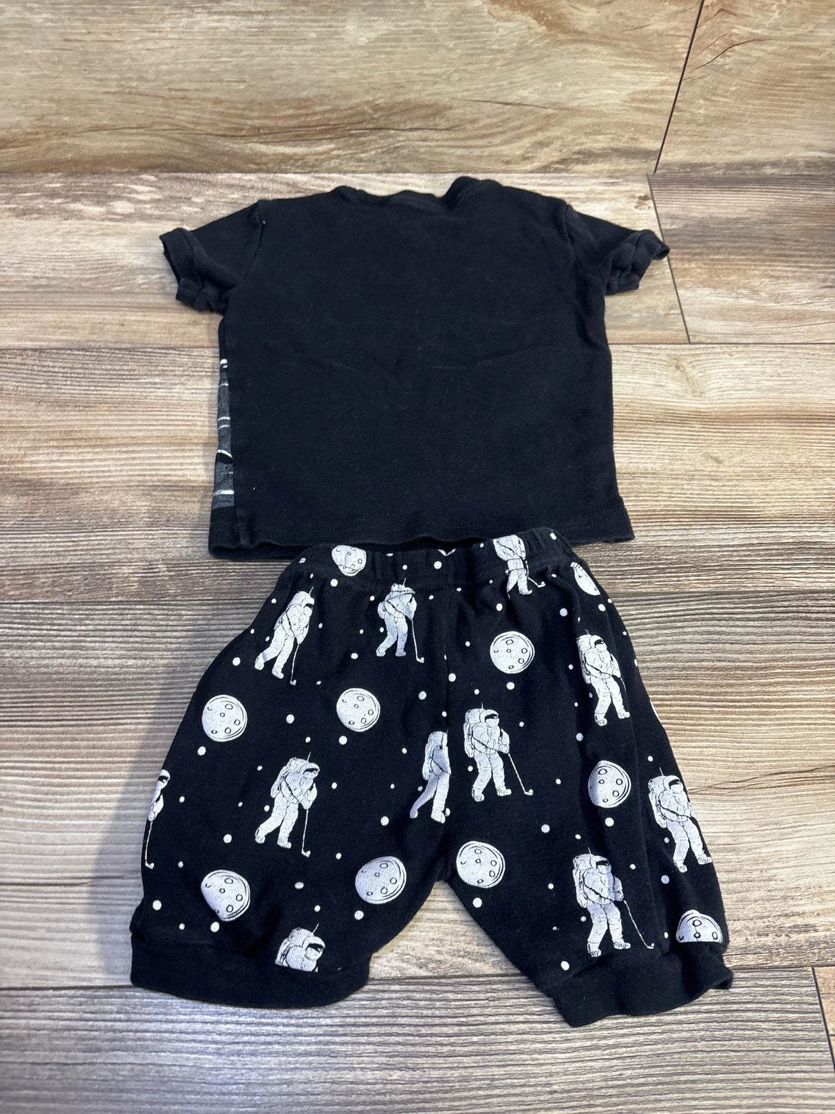 Daughter Queen 2pc Moon Landing Pajama Set Black sz 2T