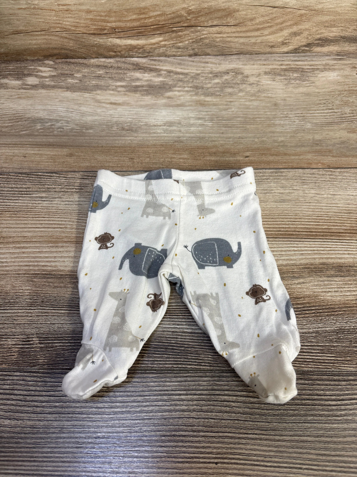 Wonder Nation Footed Pants White sz Preemie