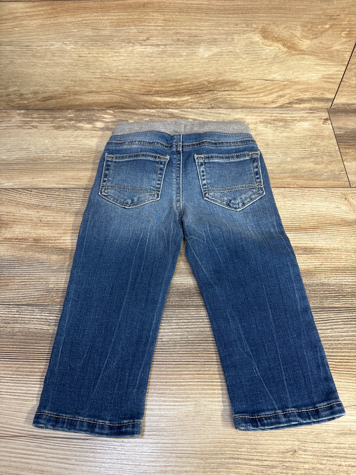 Cat & Jack Pull-On Straight Fit Jeans Blue sz 18m