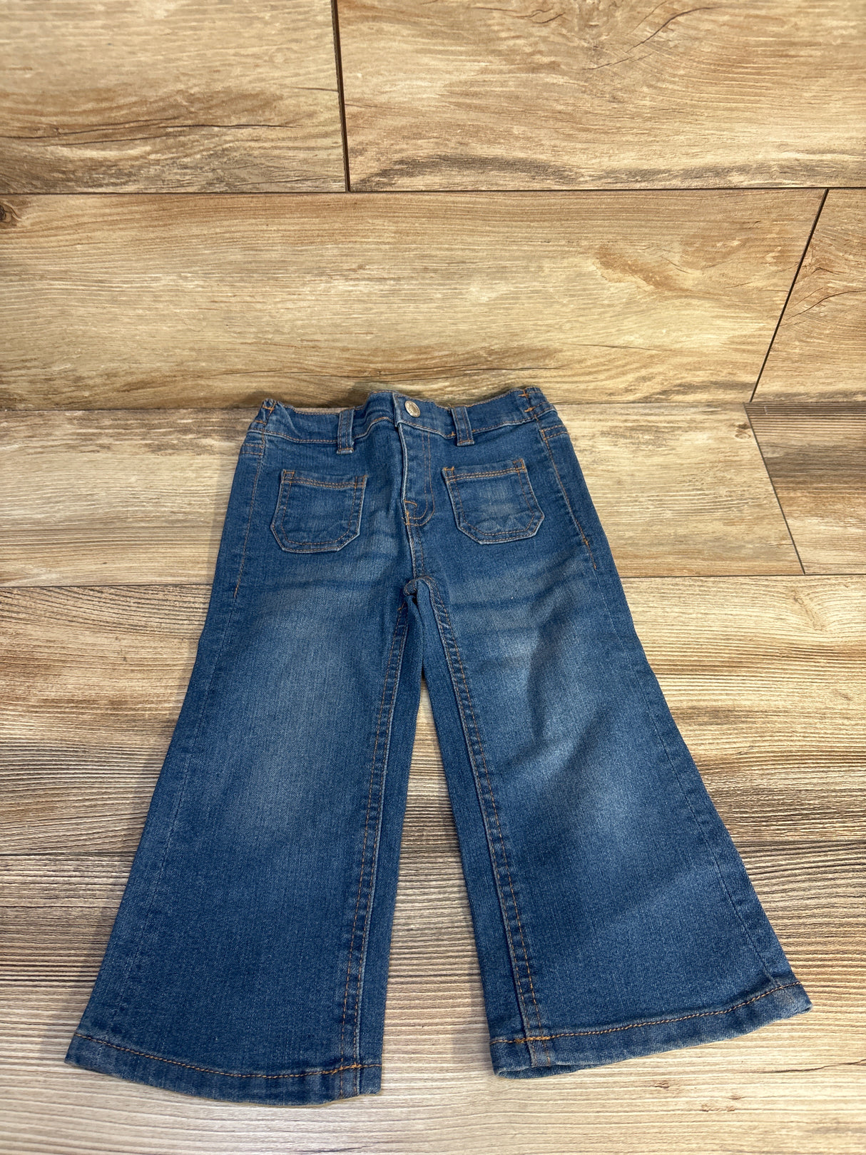7 For All Mankind Front Patch Pocket Jeans Blue sz 24m