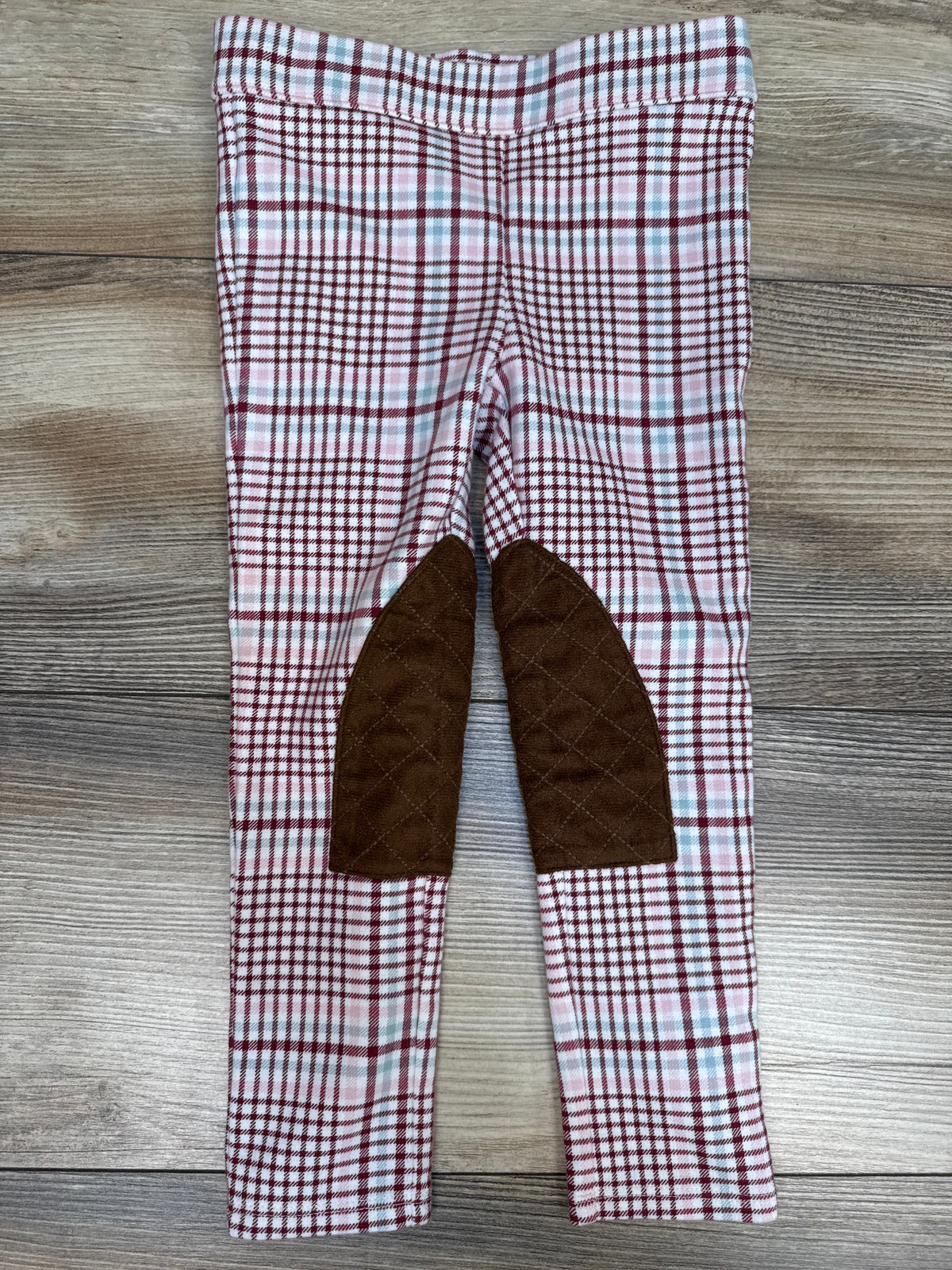 Janie & Jack Plaid Riding Pants Pink sz 3T