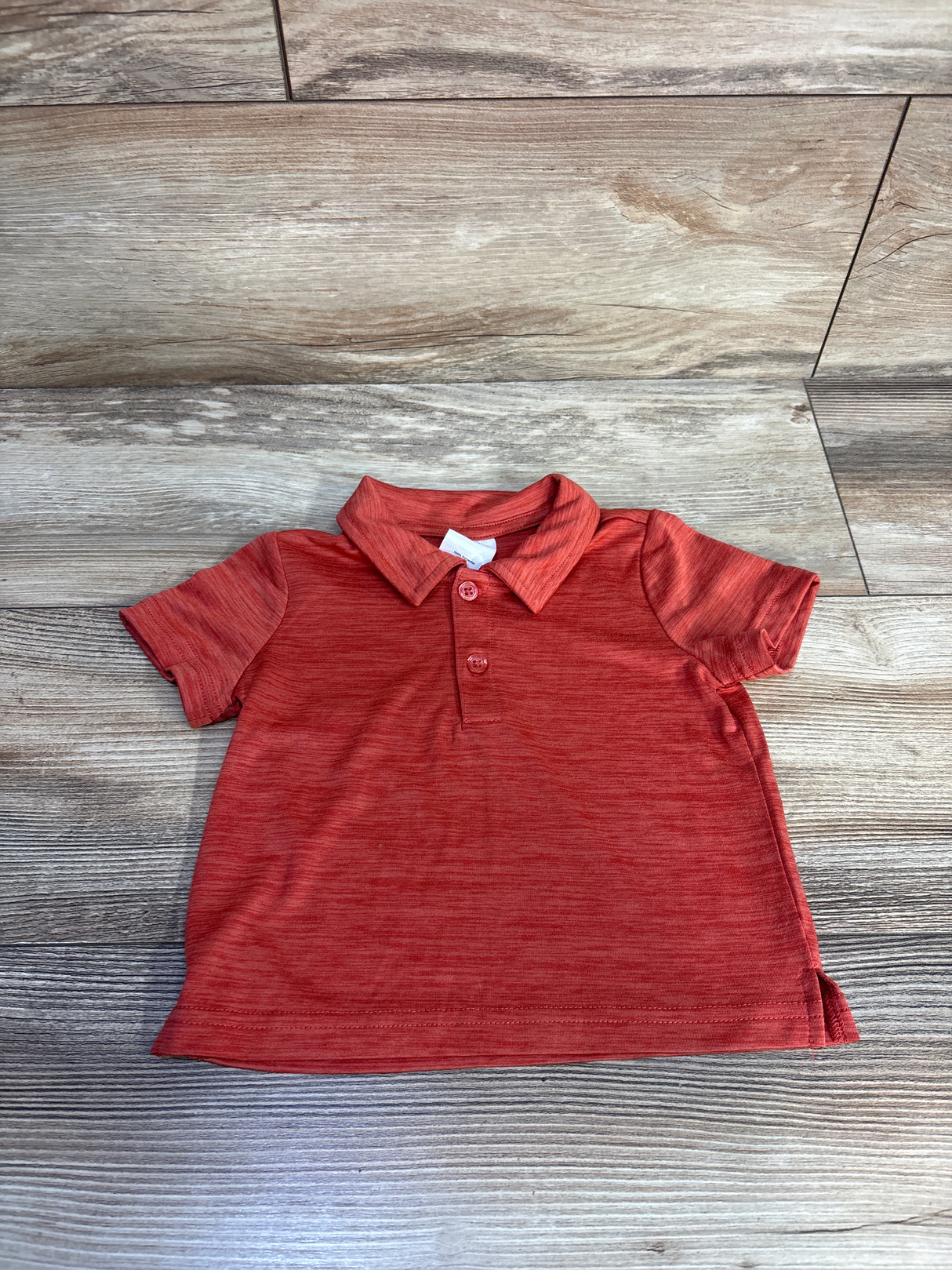 Okie Dokie Active Polo Shirt Red sz 12m