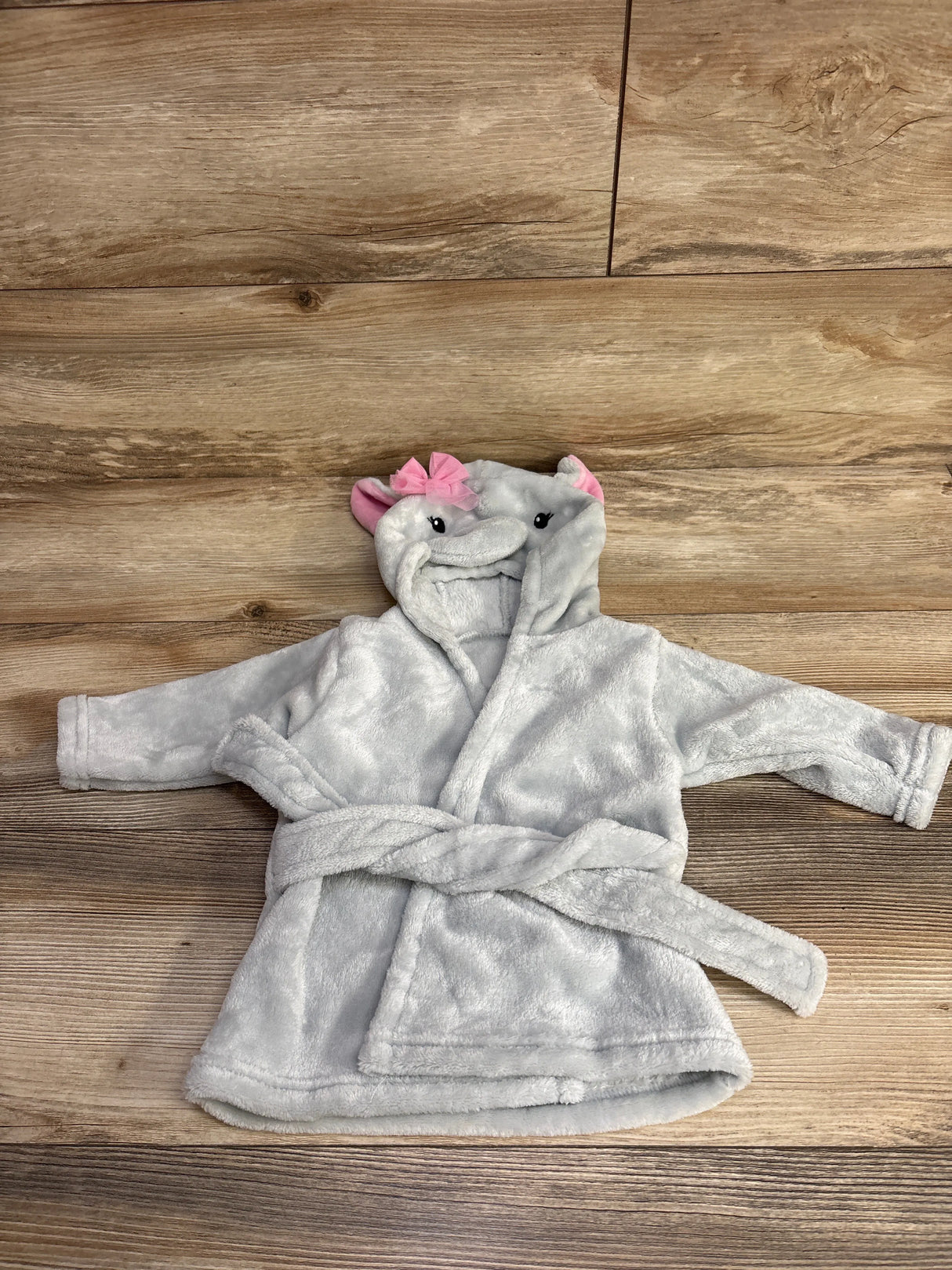 Hudson Baby Plush Elephant Sleeper Grey sz 0-9m