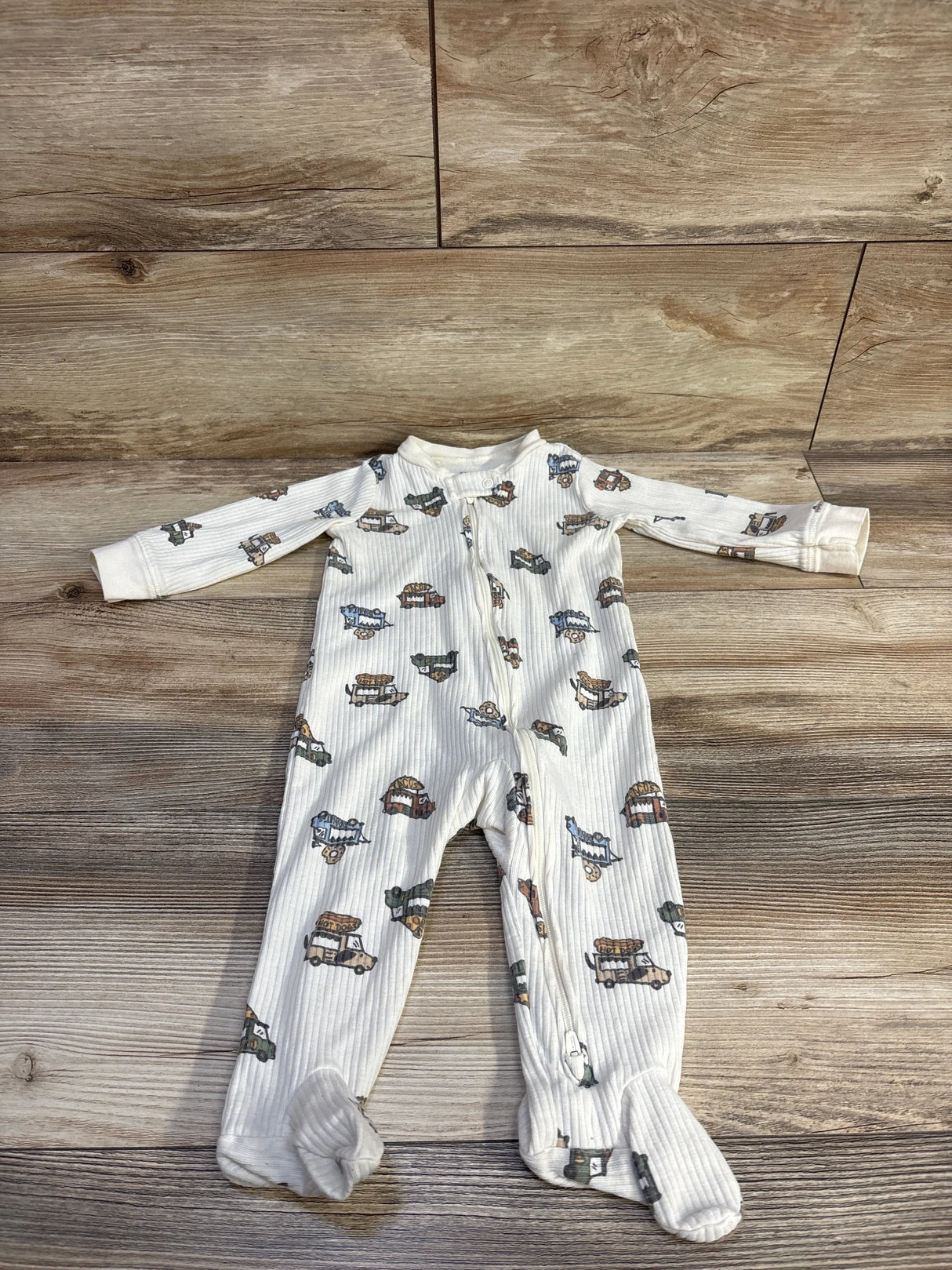 Carter's Ribbed Sleeper Ivory sz 9m
