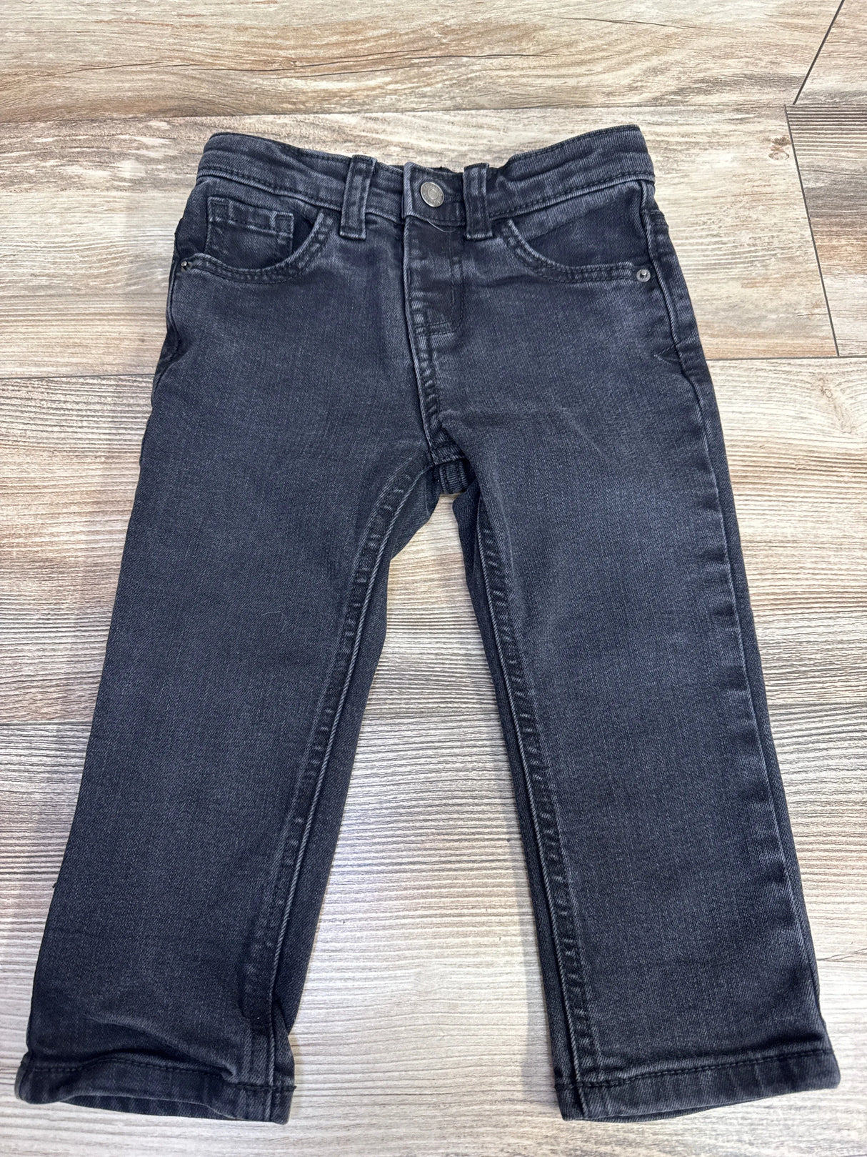 Cat & Jack Denim Super Stretch Pants Black sz 2T
