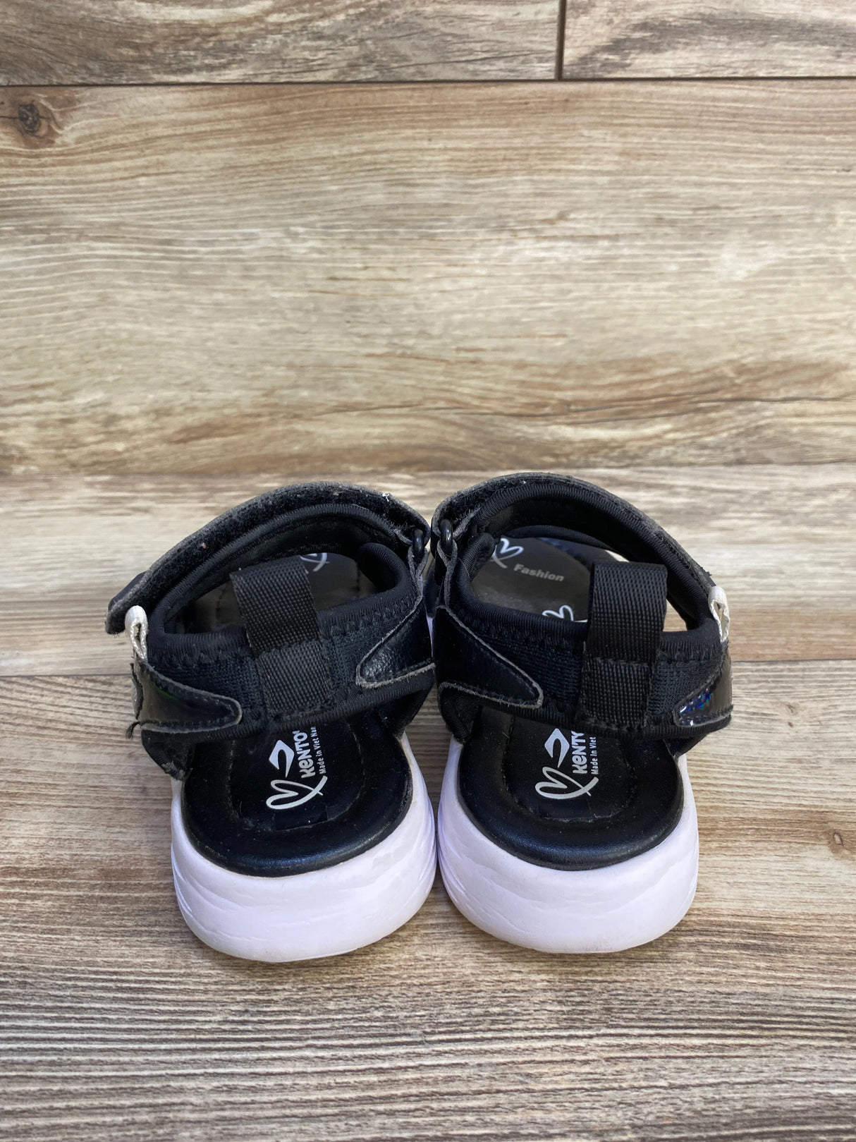 Kento Velcro Sandals Black sz 12c - Me n Mommy To Be