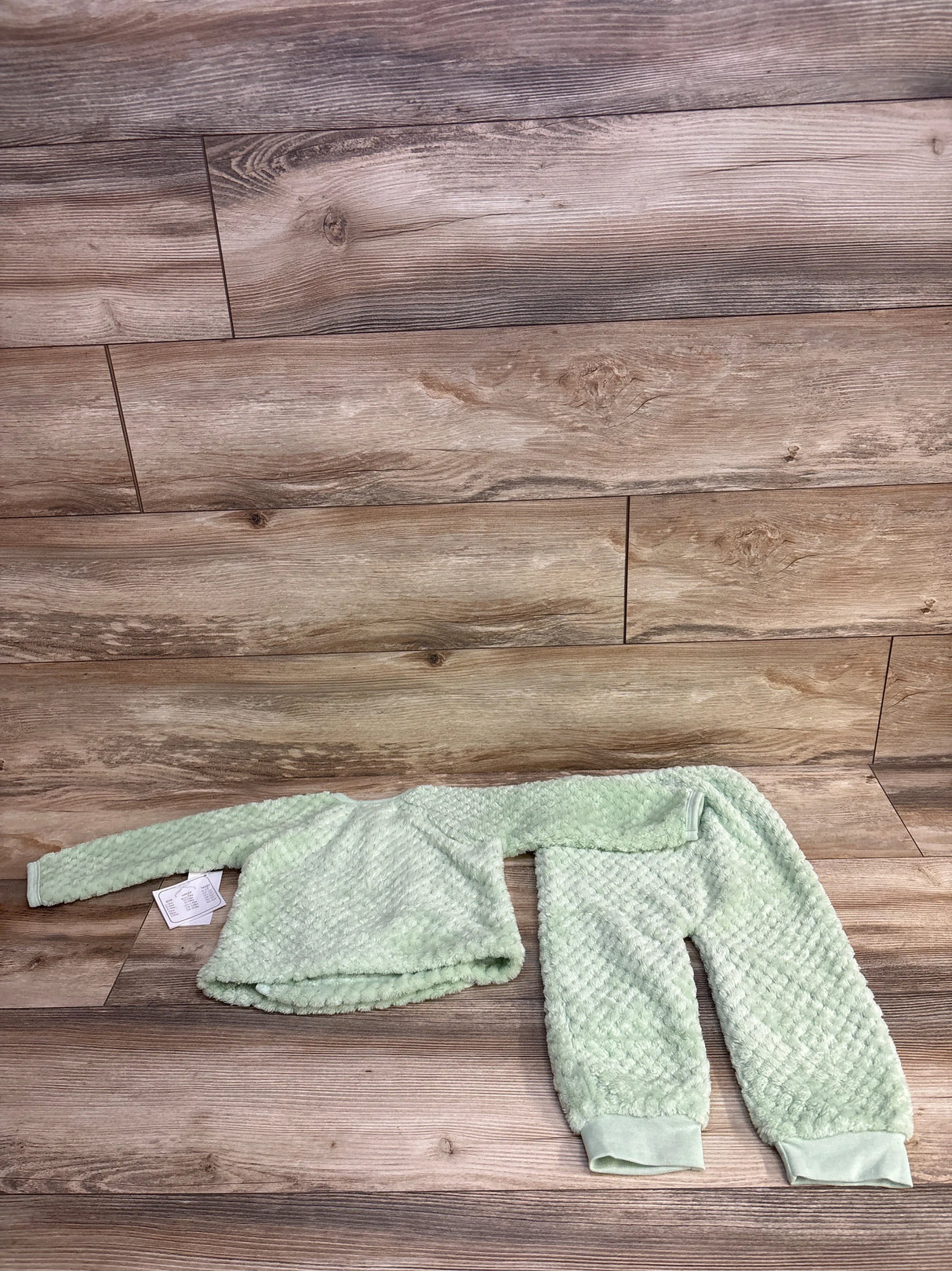 NEW Quiltex Plush Kimono Top & Pants Set Green sz 24m