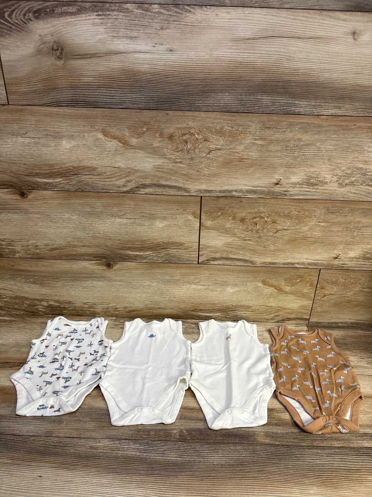 Mothercare 4pk Tank Bodysuits White sz Newborn