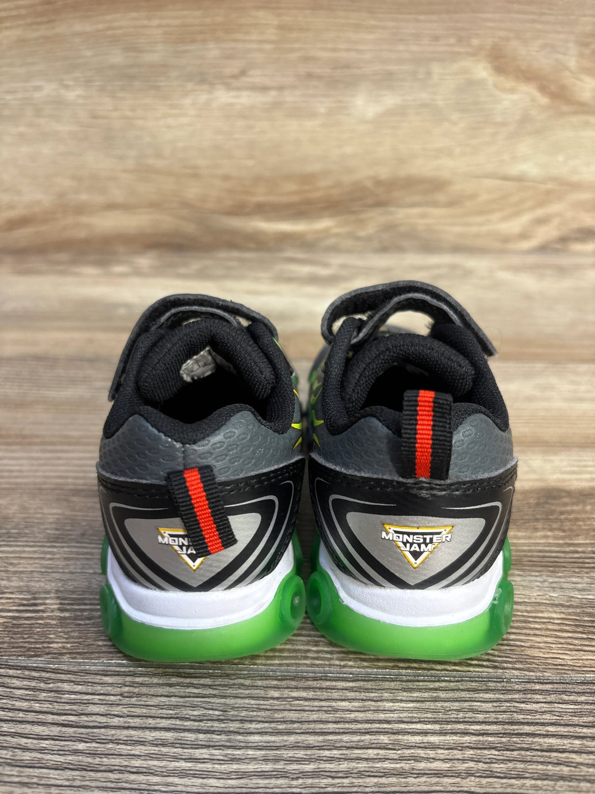 Monster Jam Light Up Sneakers Black sz 6c