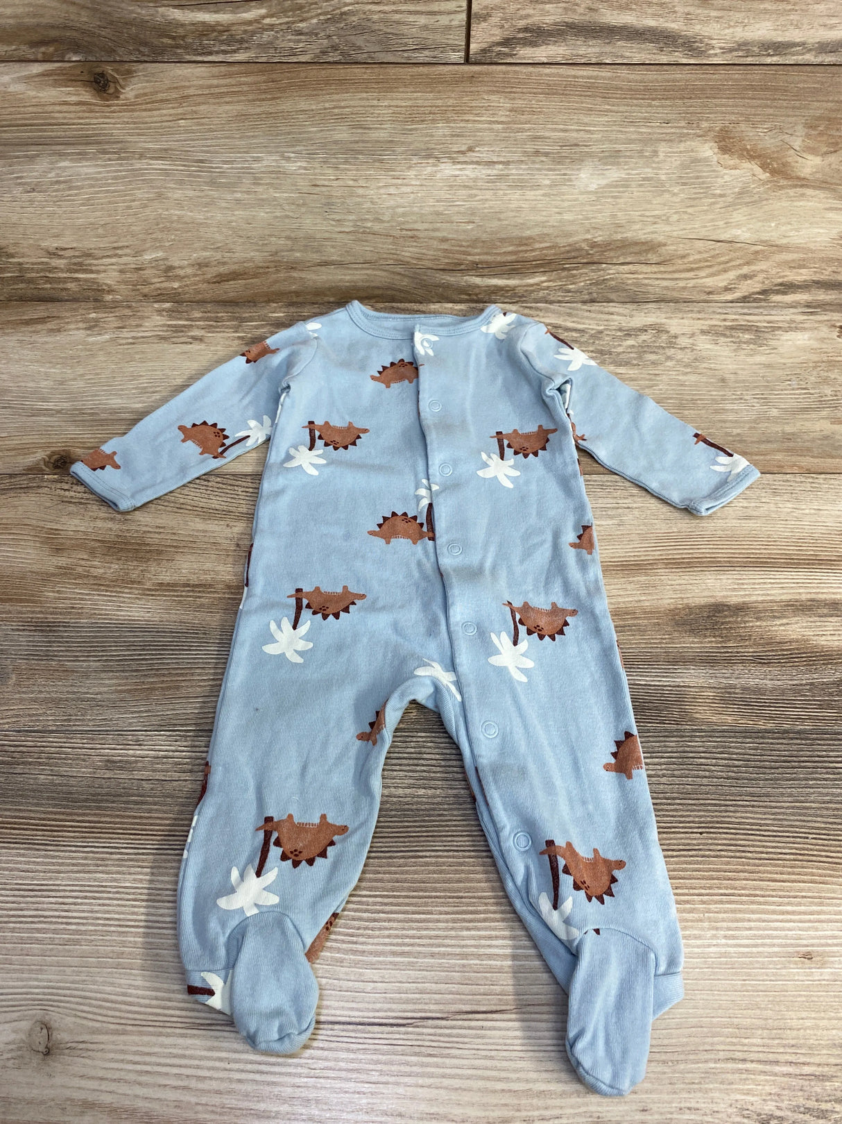 Carter's Dino Sleeper Blue sz 6m - Me n Mommy To Be