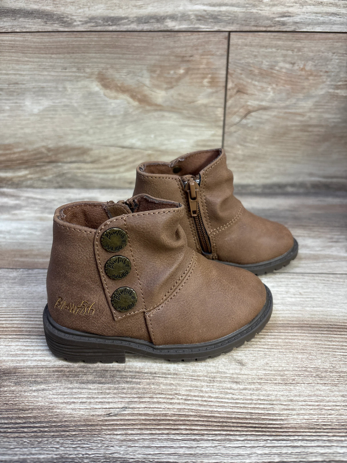 Blowfish Malibu Ankle Boots Brown sz 6c