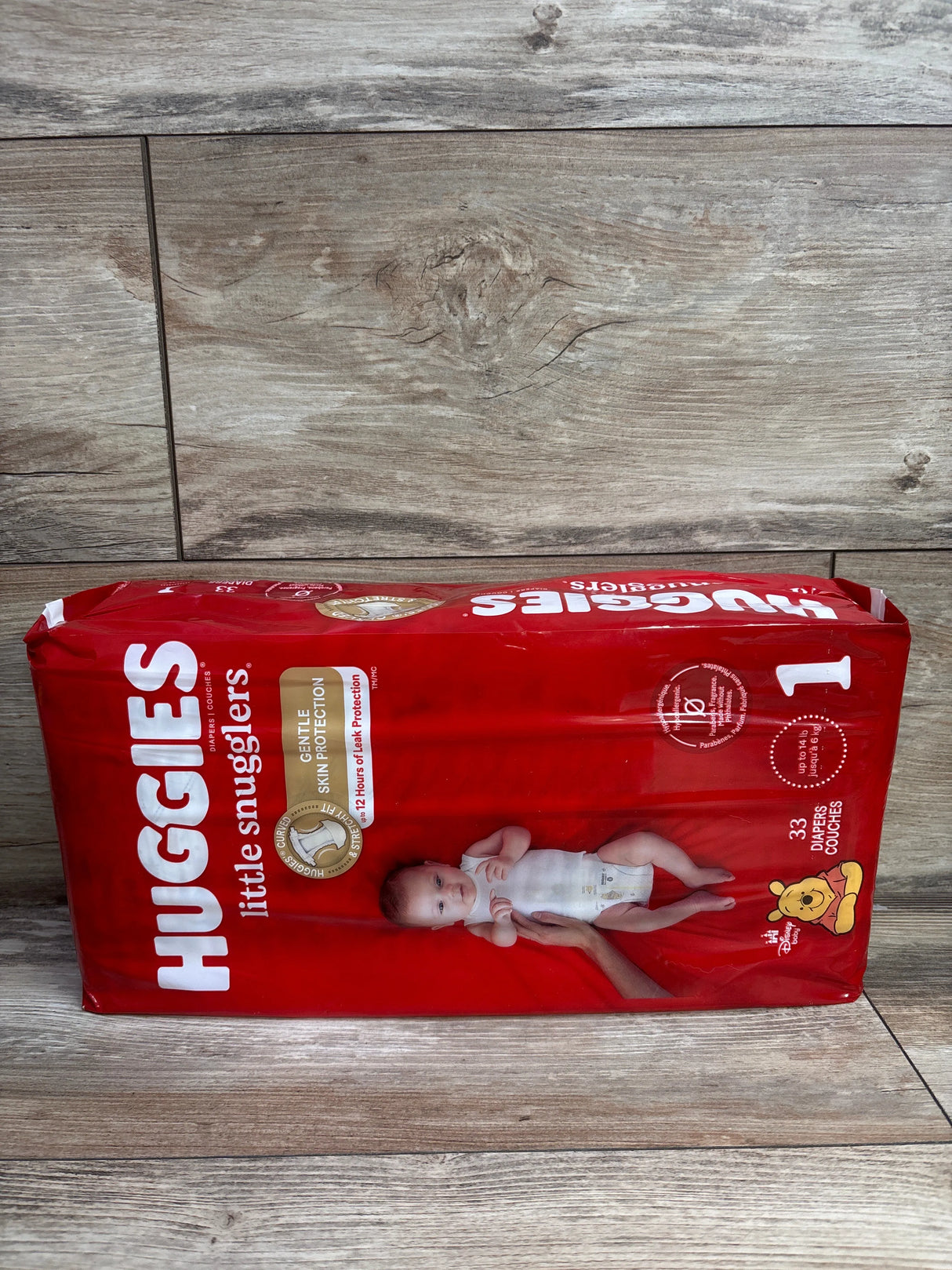 NEW Huggies Little Snugglers Diapers Size 1 33ct.
