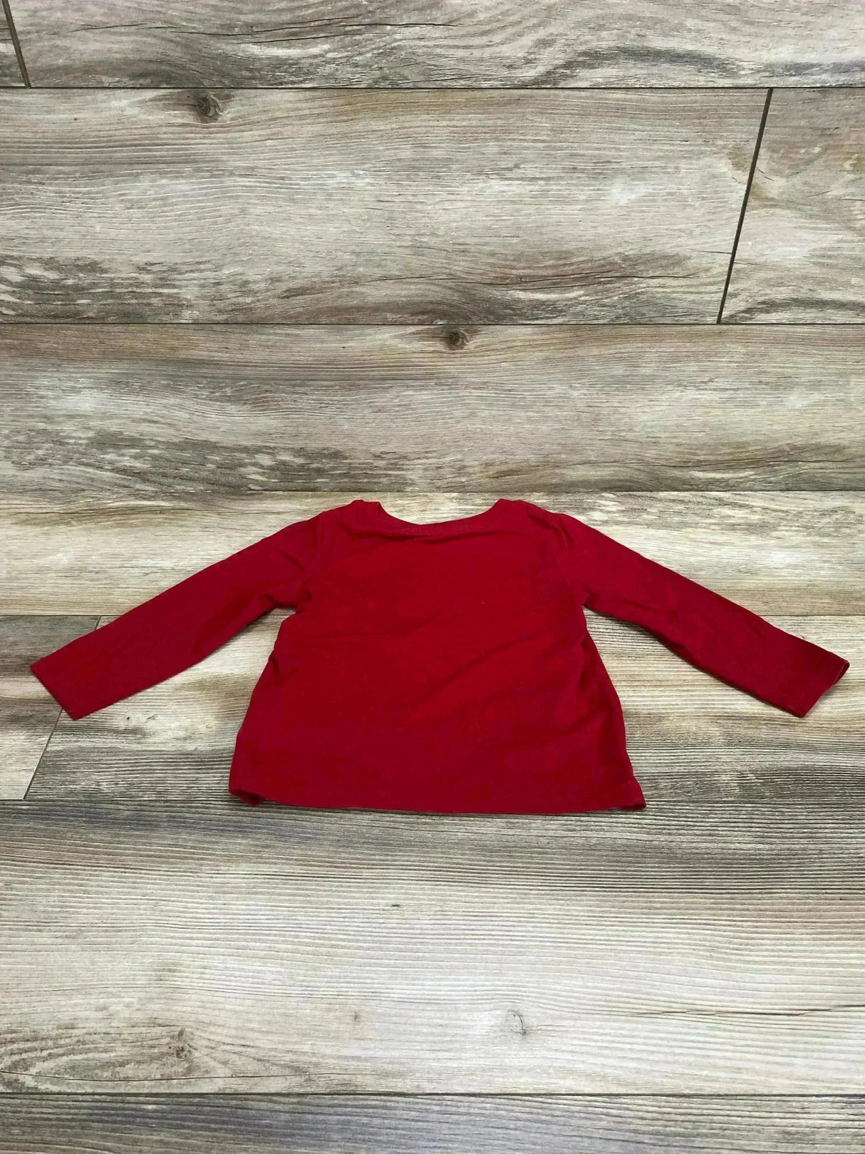 Cat & Jack Long Sleeve Shirt Red sz 2T - Me n Mommy To Be