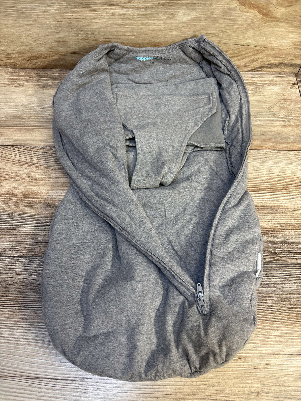 Happiest Baby Sleepea Comforter Swaddle Grey sz 2-4m (M 12-18 lb)