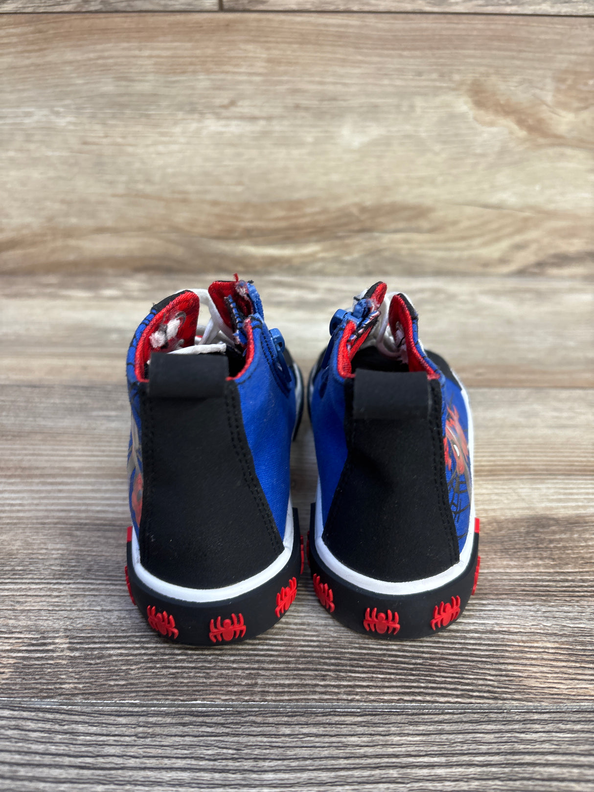Ground Up Spider-Man High Top Sneakers Black sz 9c