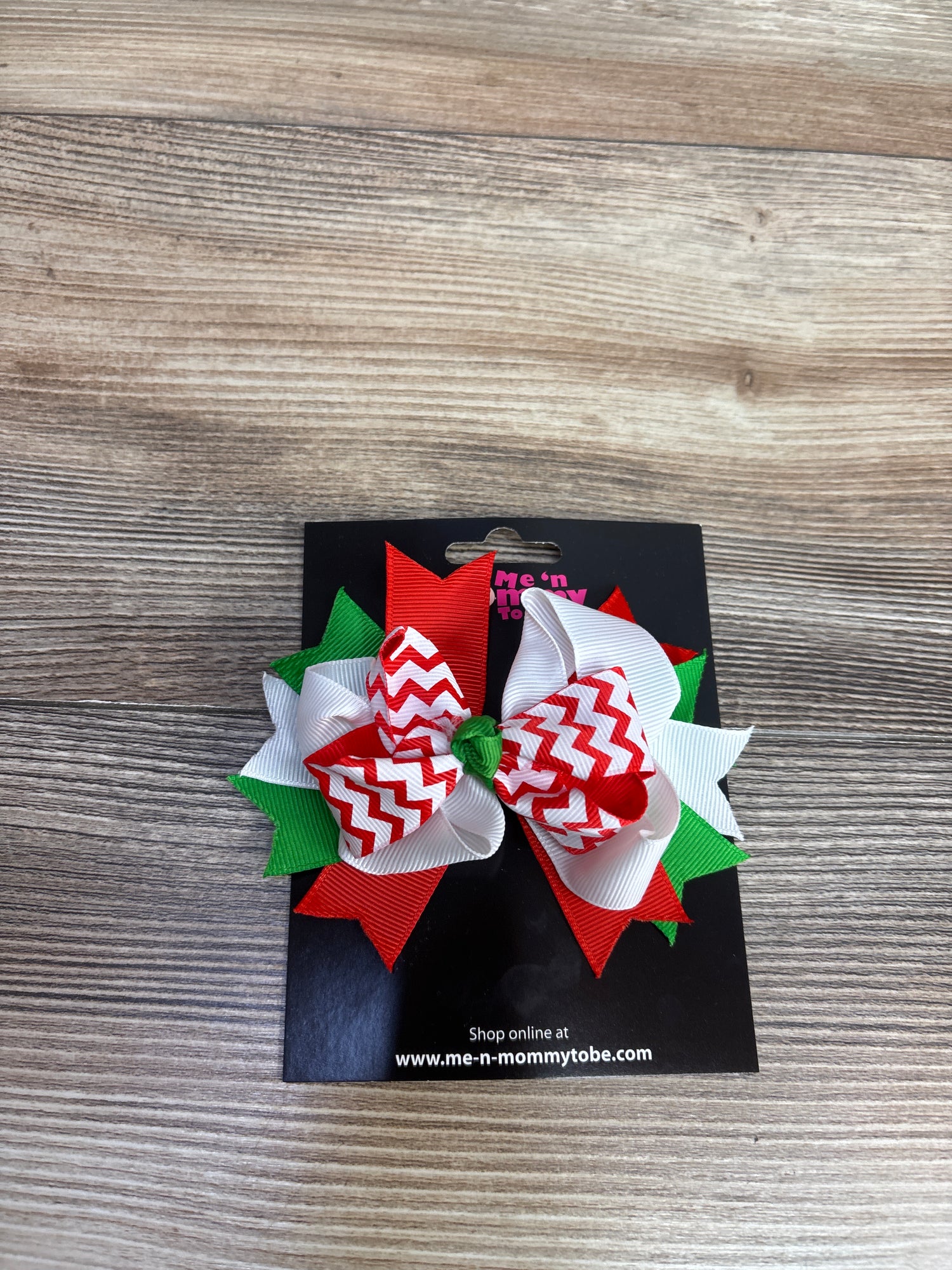 NEW Christmas Triple Layer Hair Bow