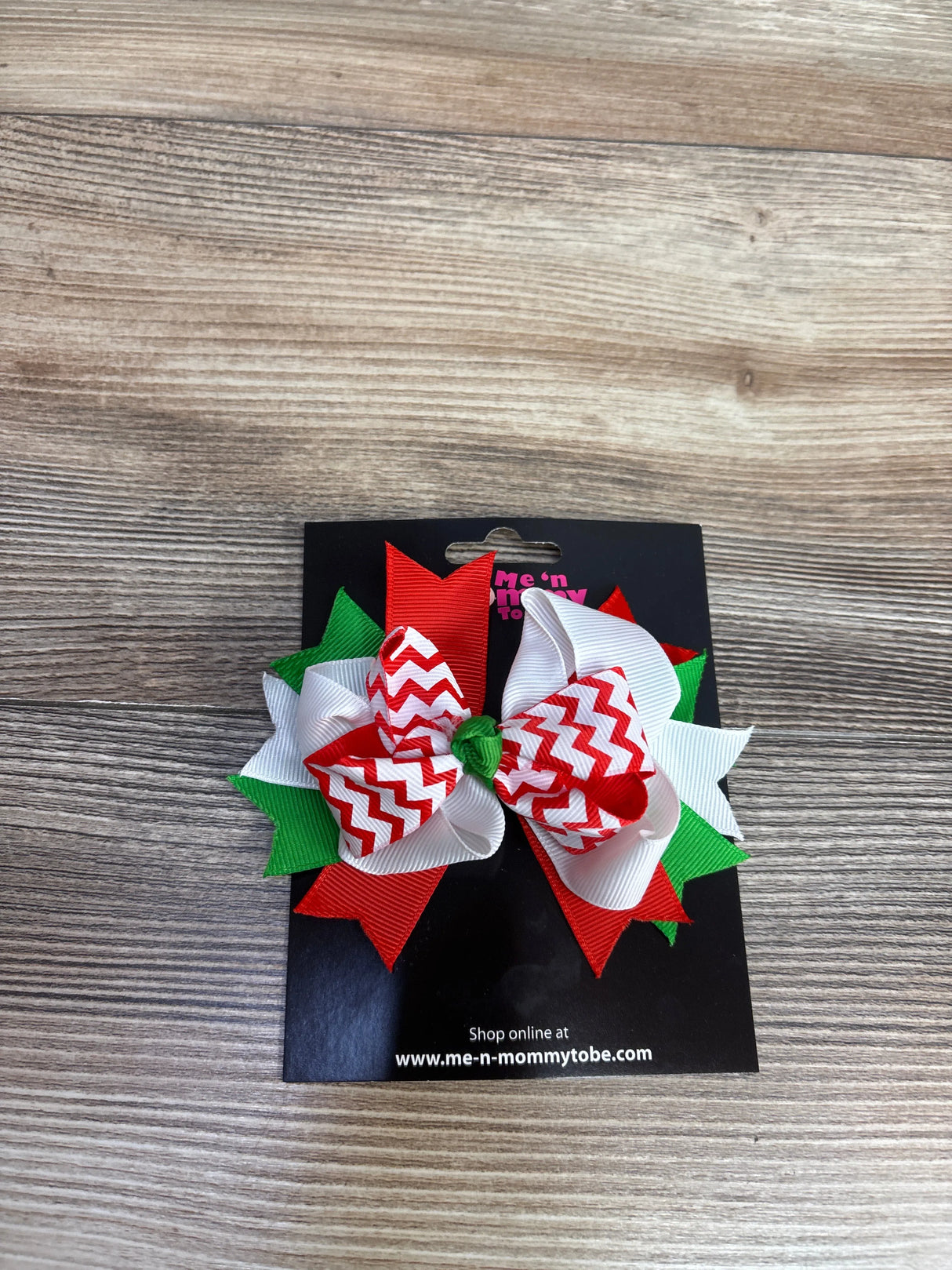 NEW Christmas Triple Layer Hair Bow