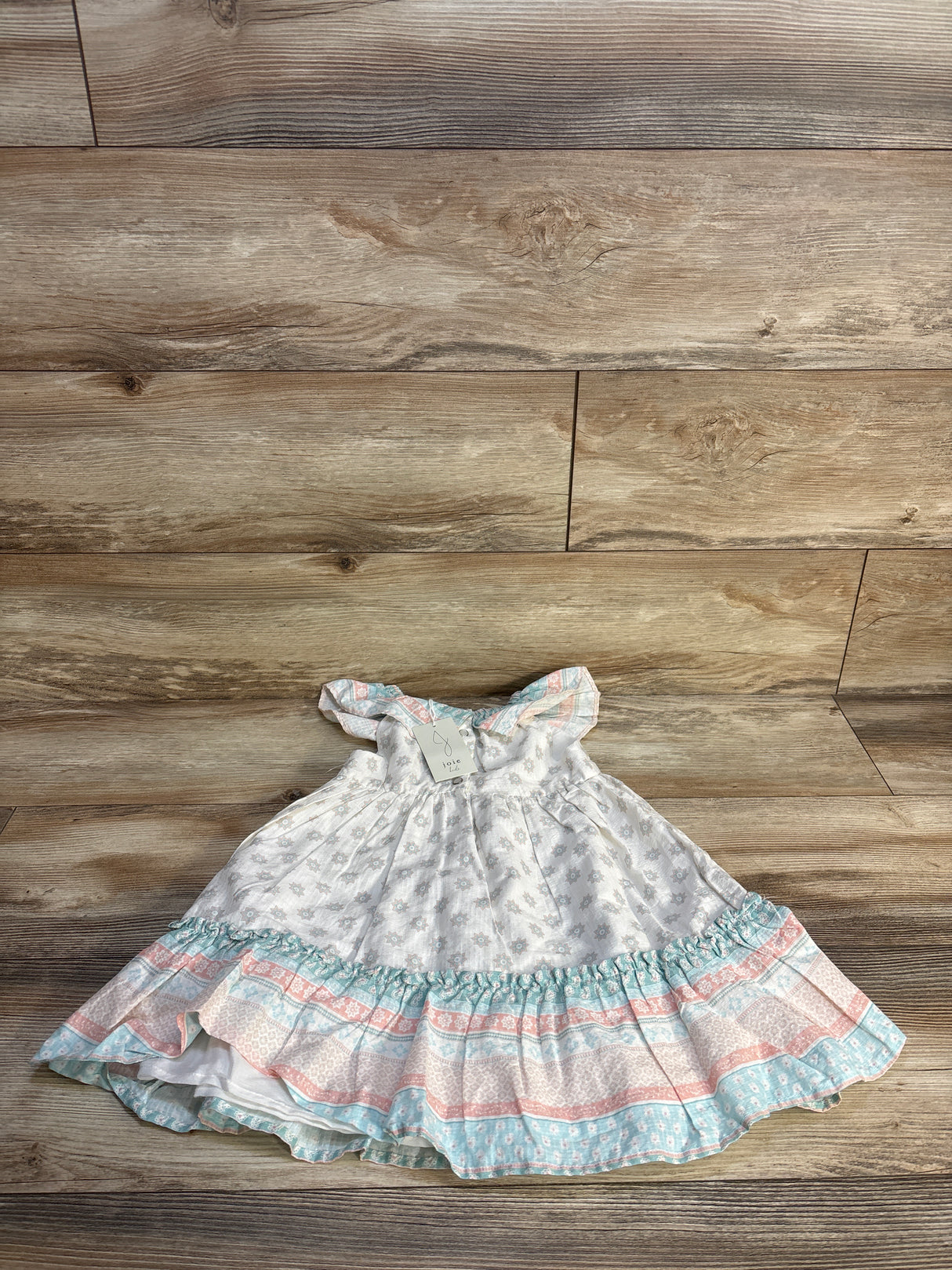 NEW Joie Ruffled Dress White sz 3T