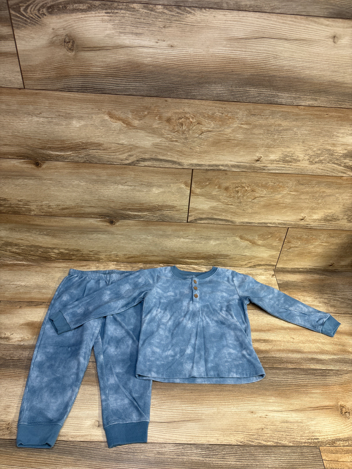 Carter's 2pc Knit Henley Shirt & Pants Set Blue sz 4T