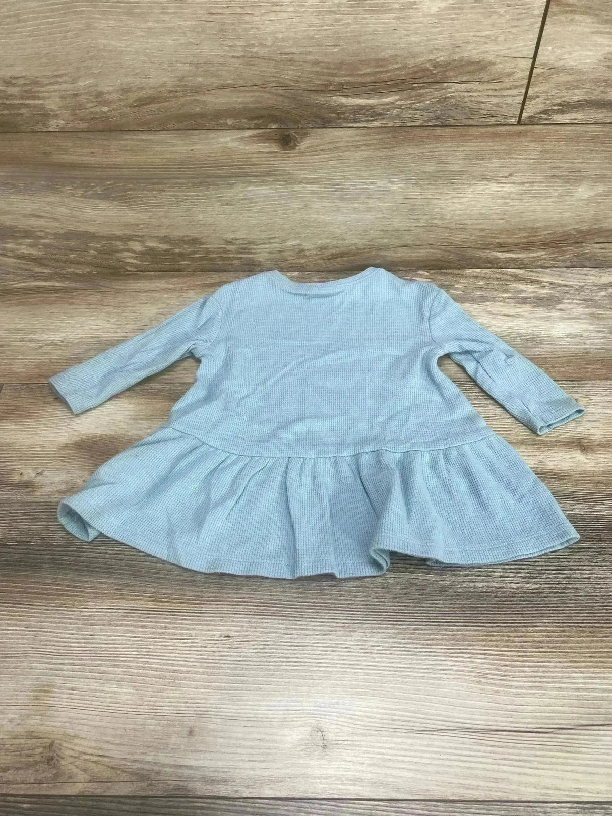 Old Navy Peplum Thermal Shirt Blue sz 12-18m - Me n Mommy To Be