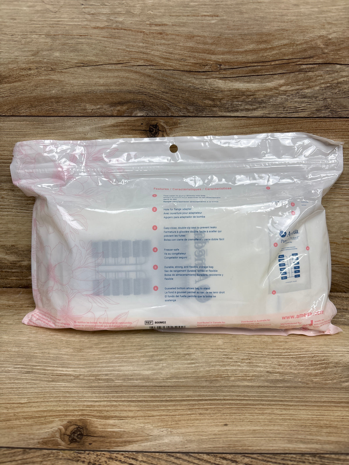NEW Ameda Pump 'N Protect Breast Milk Storage Bags 100ct 6oz