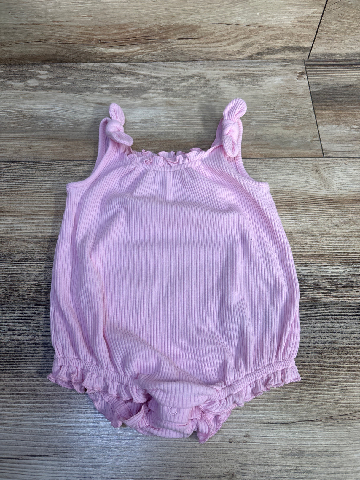 Old Navy Ribbed Bubble Romper Pink sz 6-12m