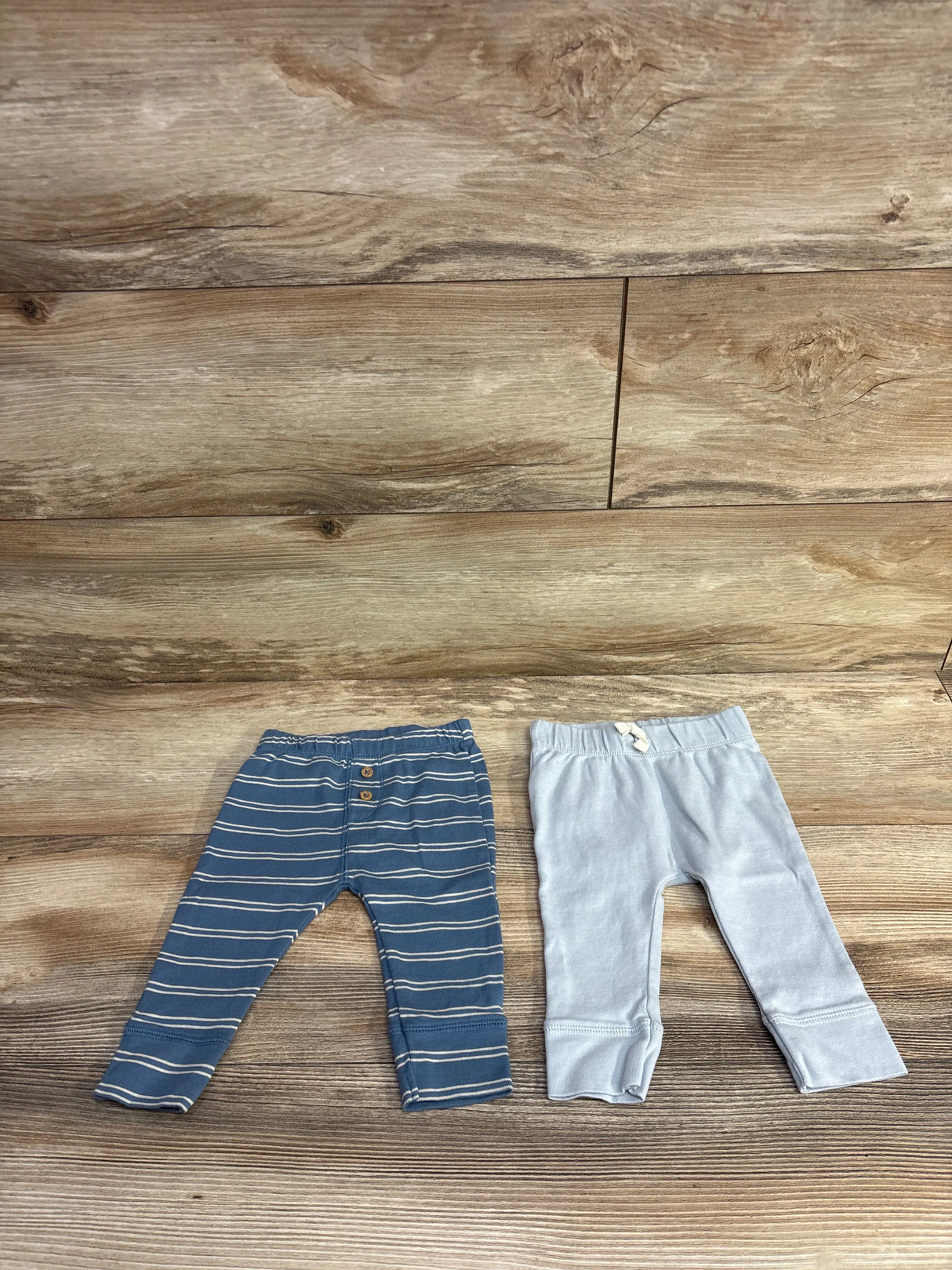 Carter's 2pk Striped Pull On Pants Blue sz 6m