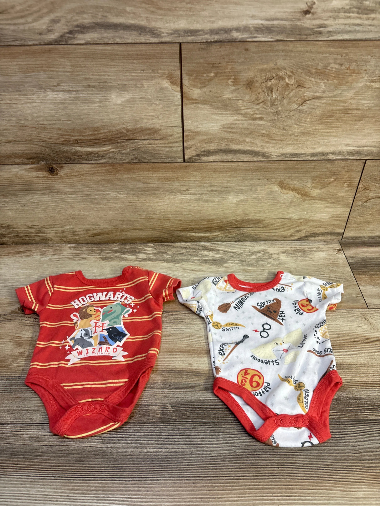 Harry Potter 2pk Bodysuit Set Red sz 0/3m