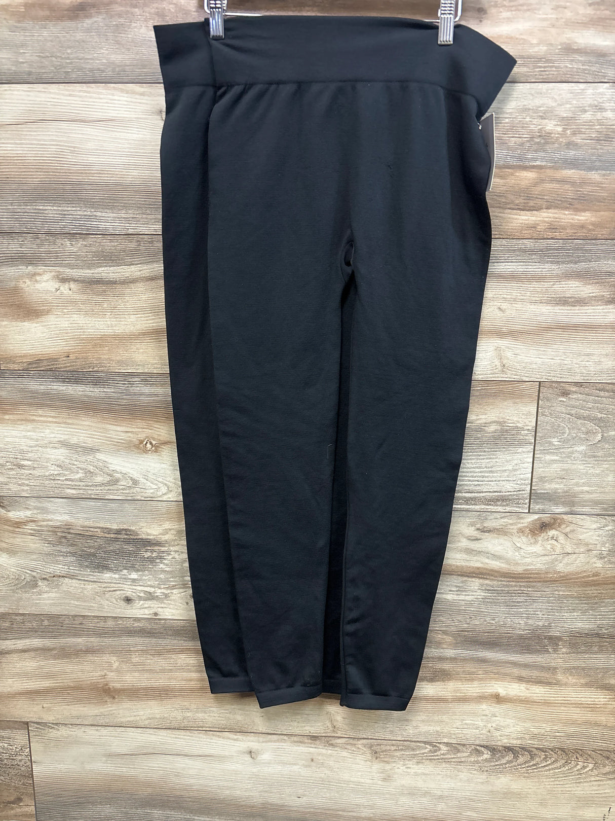 NEW Lark + Grey Maternity 2pk Fleece Leggings Black One Size