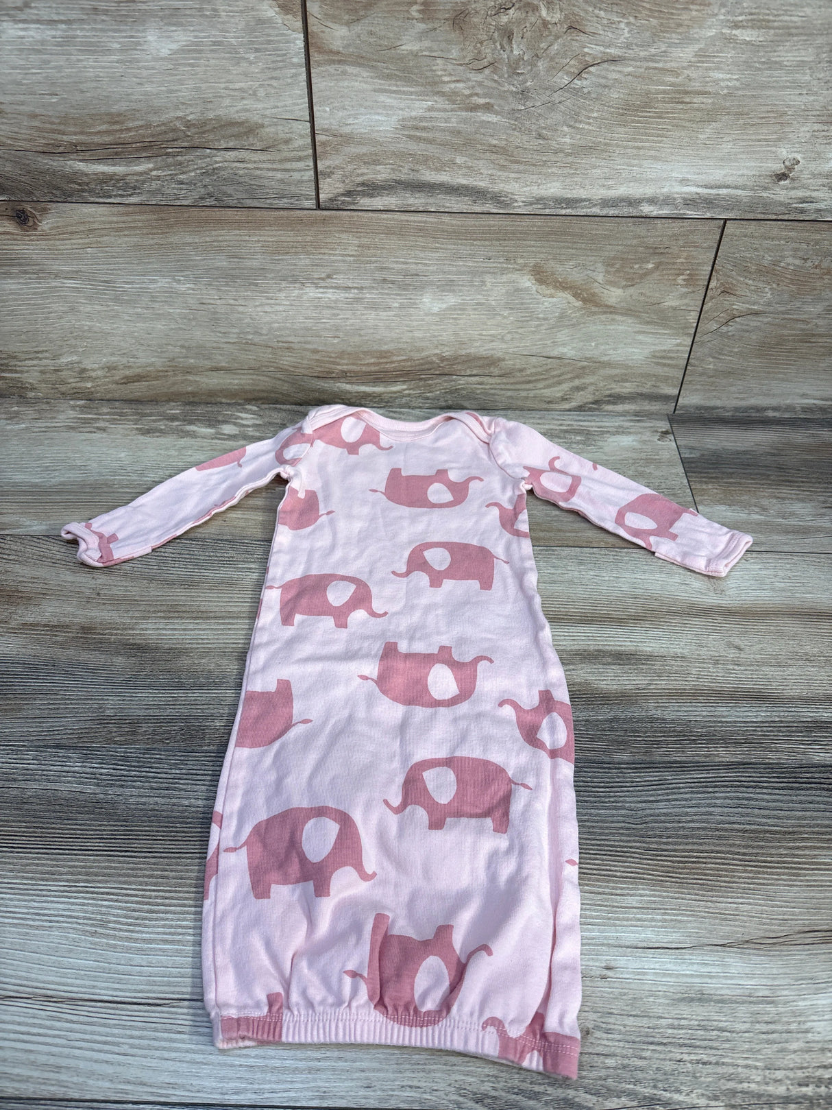 Simple Joys Elephant Print Sleep Sack Pink sz 0-3m