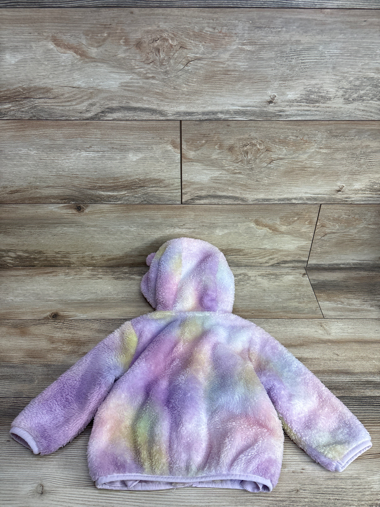 Old Navy Unicorn Critter Hooded Jacket Purple sz 18-24m
